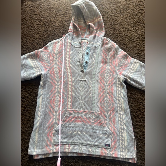 Faherty Pacific hood poncho - Picture 1 of 4